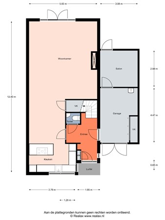 Floorplan - Het Roer 25, 3751 RA Bunschoten-Spakenburg